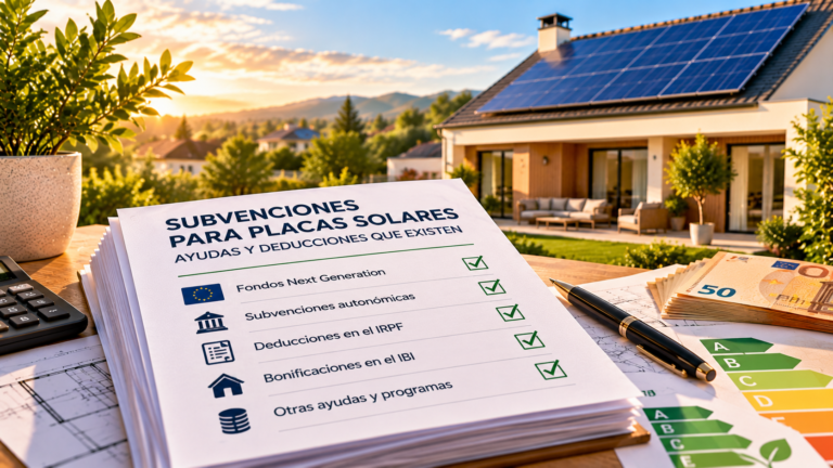 Subvenciones para placas solares en España